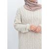 Pull oversize tricot mastour femme musulmane