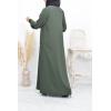 Long flowing abaya with frou frou sleeves perfect for the daily life of the Muslim woman