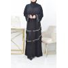 Abaya Dubai kimono flared for veiled women