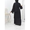 Abaya Dubaï Noire Style Caftani
