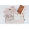 Woman's box with prayer dress and cream Quran
