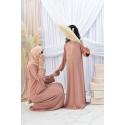 Abaya Mädchen Kaftan-Stil Marwâa Dusty