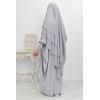Rimah 2-piece silk jilbab from Medina