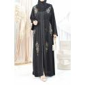 Abaya Dubaï kimono Jenane noire