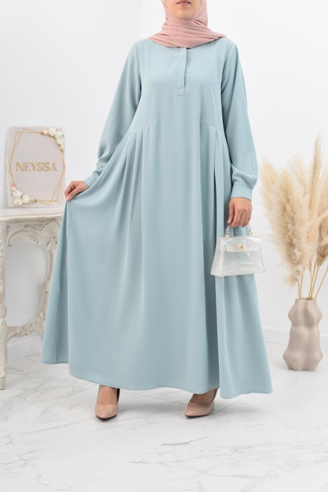 Longue Robe abaya évasée 