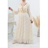 Bohemian chic dress Jade ivory