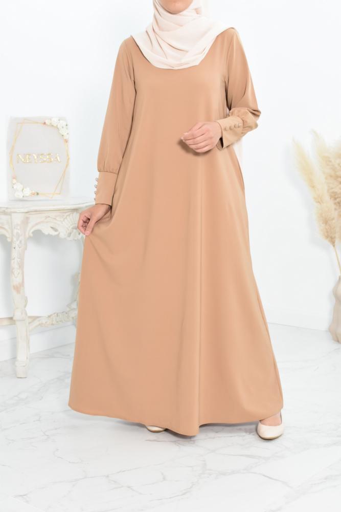 Long flared abaya 