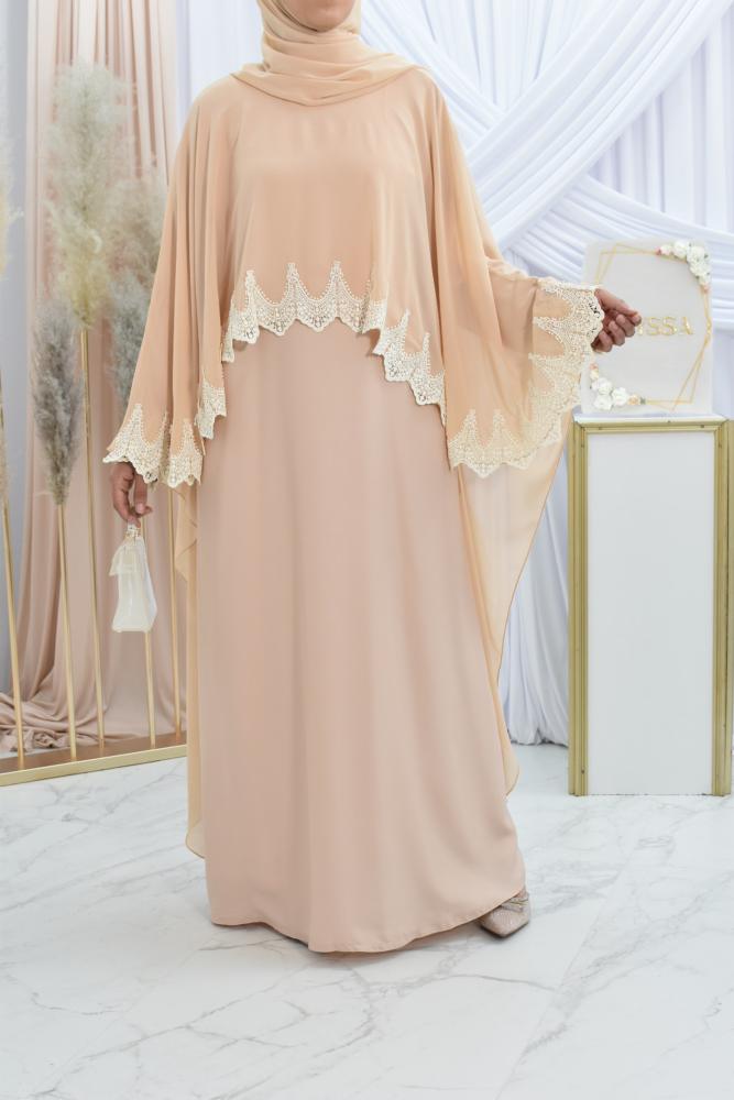 Abaya Dubaï beige neyssa shop