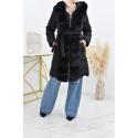Long Black Fur Coat Finlande