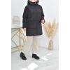 Women's long jacket Vancouver BLACK