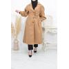 Long coat with button marines