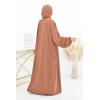 Integrated hijab prayer dress