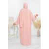 Integrated hijab prayer dress