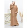 Integrated hijab prayer dress