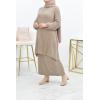 Women's cocooning woven set Taupe