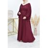 Robe abaya en soie de Médine