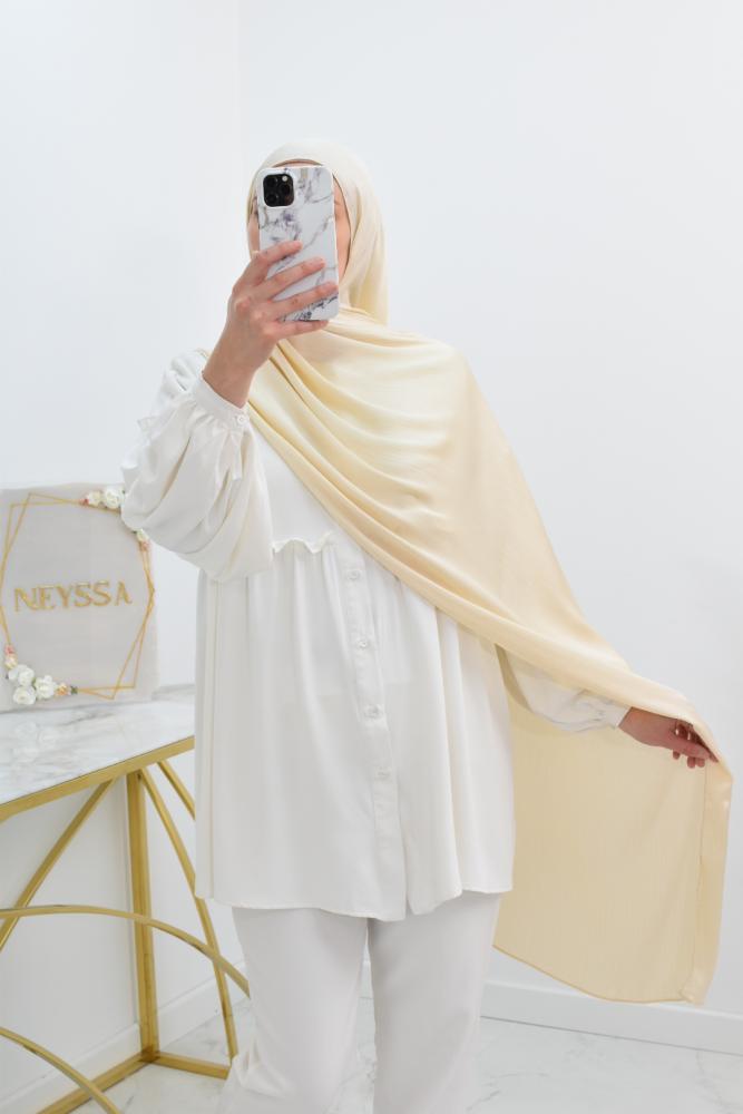Satin party hijab