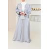 Abaya Dubai Kimono perlgrau Neyssa shop