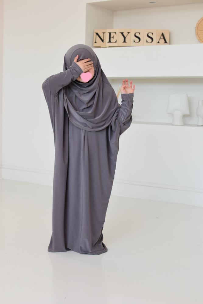 children Hijab prayer dress