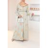 Abaya caftan green water Neyssa shop