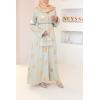 Abaya caftan vert d'eau Neyssa shop