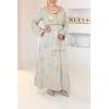 Abaya caftan vert d'eau Neyssa shop