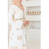 Abaya caftan Nihad off-white