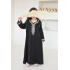 Abaya Mutter oder Mädchen schwarz Neyssa shop