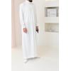 Qamis Homme de luxe blanc beige Neyssa shop