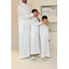 Qamis Homme de luxe blanc beige Neyssa shop