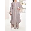 Abaya Dubai Kimono Mädchen mit Strass Neyssa shop