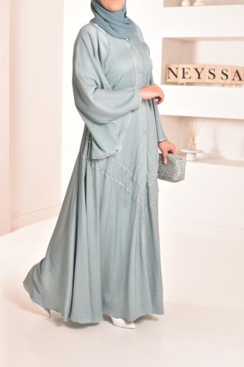 Ramadan Muslim Kimono Abaya Dubai Summer Party Elegant Hijab Dress ...