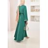 Langes besticktes Kleid Ihssane green