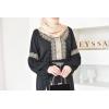 Abaya Aïd style caftan Marocain Joud noire