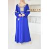 Abaya style Moroccan caftan Joud royal blue