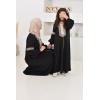 Abaya Eid style Moroccan caftan Joud black