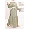 Long dress cotton Muslim woman