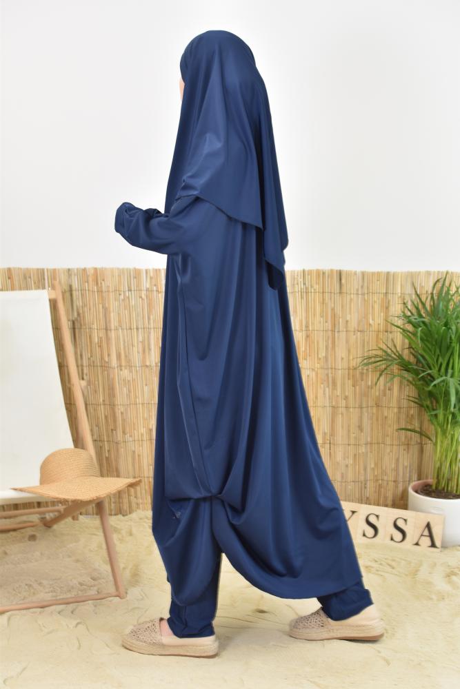 Bade-Jilbab Neyssa nachtblau Legalisierter Badeanzug