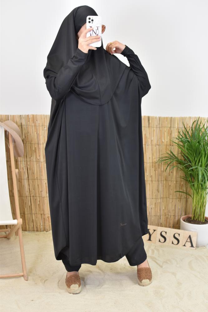 Jilbab of bath Neyssa Black