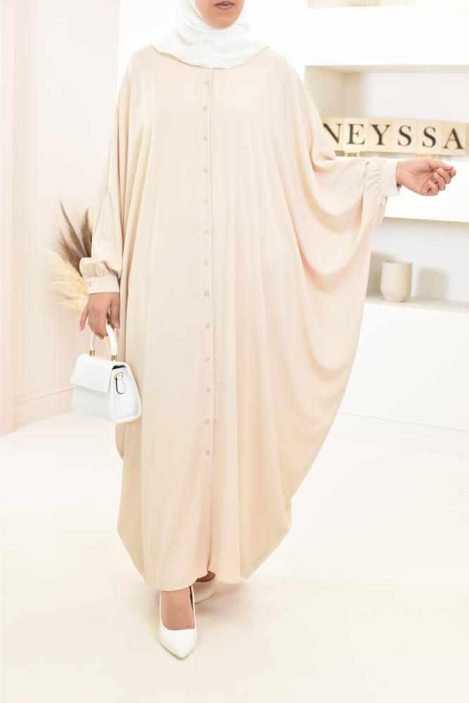 Abaya butterfly cut silk shirt of Medina Neyssa shop