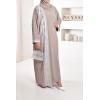 Ensemble Abaya Dubai taupe Neyssa shop