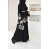 Abaya Dubaï Anissâh NOIRE et OR