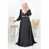 Satinea heart-shaped long dress