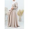 Satinea heart-shaped long dress