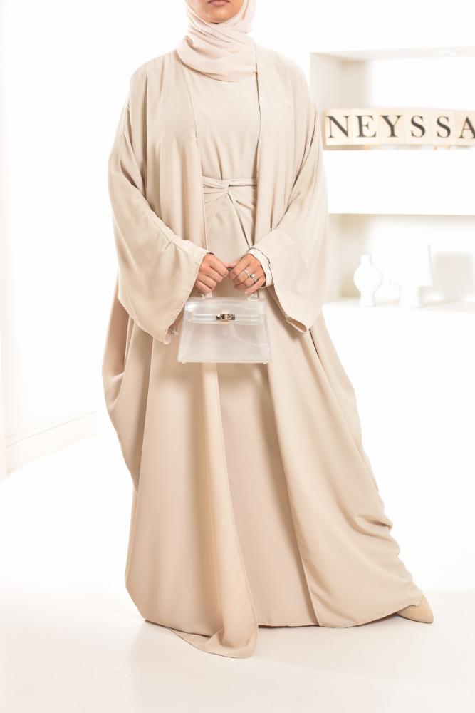 Women's 3-piece kimono abaya Neyssa shop
