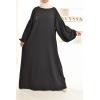 Abaya manches bouffantes Umm Nour