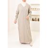 Ziya Puff Sleeve Sweater Dress