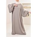 Abaya manches bouffantes Dounia