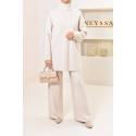 Leysaa Beige women's woven set