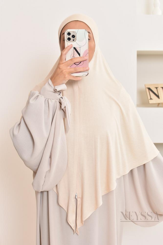 Khimar zip-up jersey SAKINA